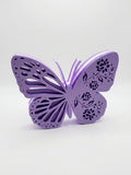 Lavender Bloom 3D-Printed Butterfly Décor